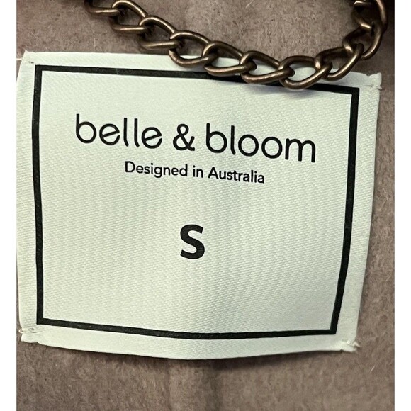 Belle & Bloom Women's Small Better Off Military Peacoat Short Double Breasted - Picture 7 of 8